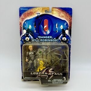 LOST IN‎ SPACE Cryo Suit Judy Robinson Action Figure (1997 Trendmasters) On Card